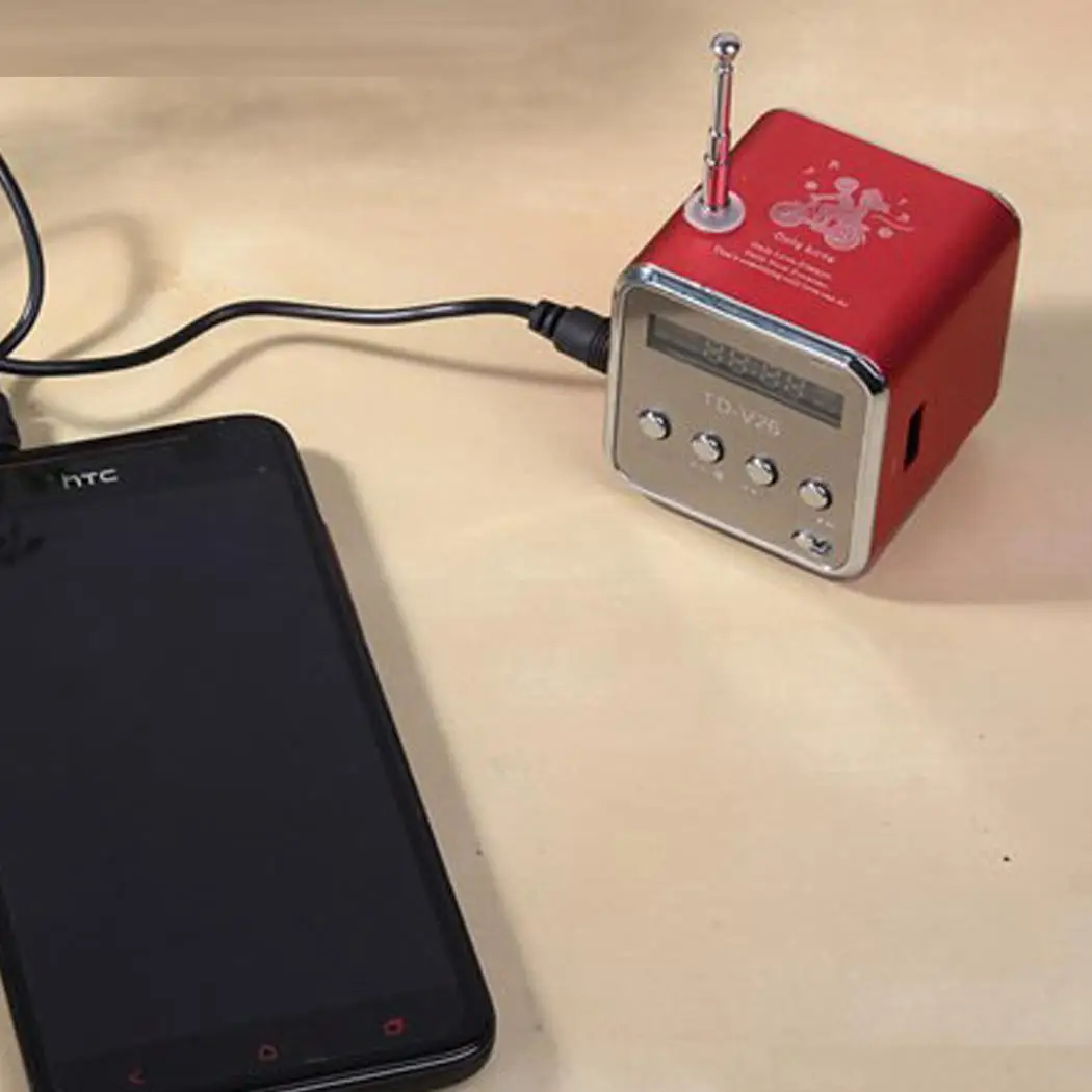 TD-V26 мини-динамик портативный Micro SD TF usb-флеш-накопитель музыкальный усилитель