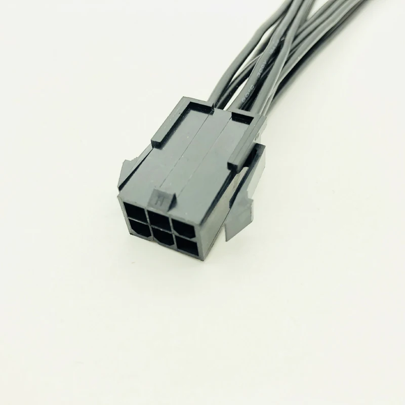 Новинка PCIE 6 контактный двойной кабель питания с втулкой для ПК PCI Экспресс