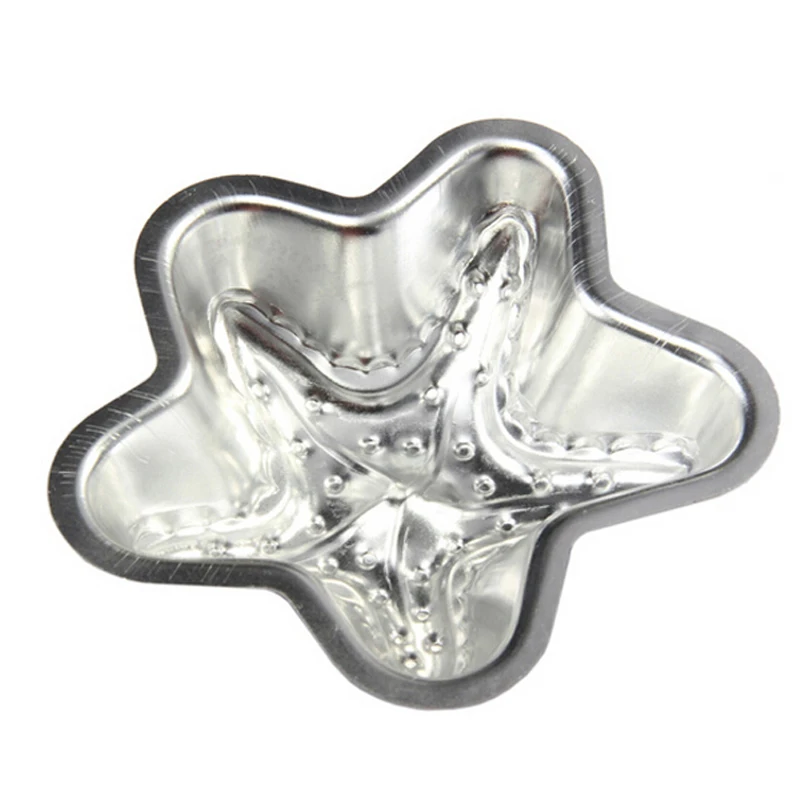 

3pcs Hot Selling High Quality Aluminium Alloy Starfish Cake Molds, JSF-Aluminum-018
