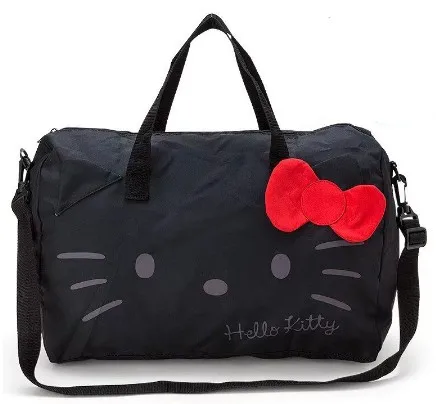 Складная дорожная сумка на колесиках с милым мультяшным принтом Hello Kitty My Melody для
