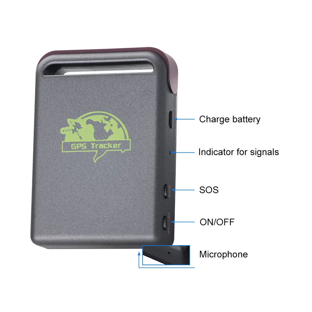 Автомобильный GPS GSM GPRS трекер TK102B устройство отслеживания в режиме реального