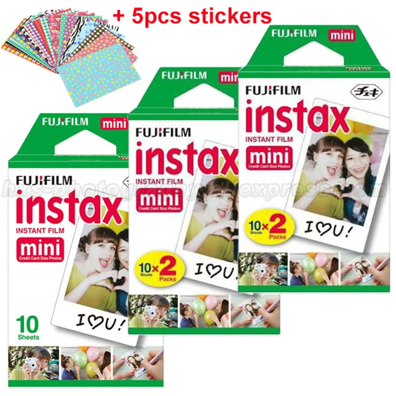 Подлинная 50 Простыни Детские Белый Fuji Instax Плёнки Fujifilm Mini 8 для 9 s 7 90 25 поделиться SP