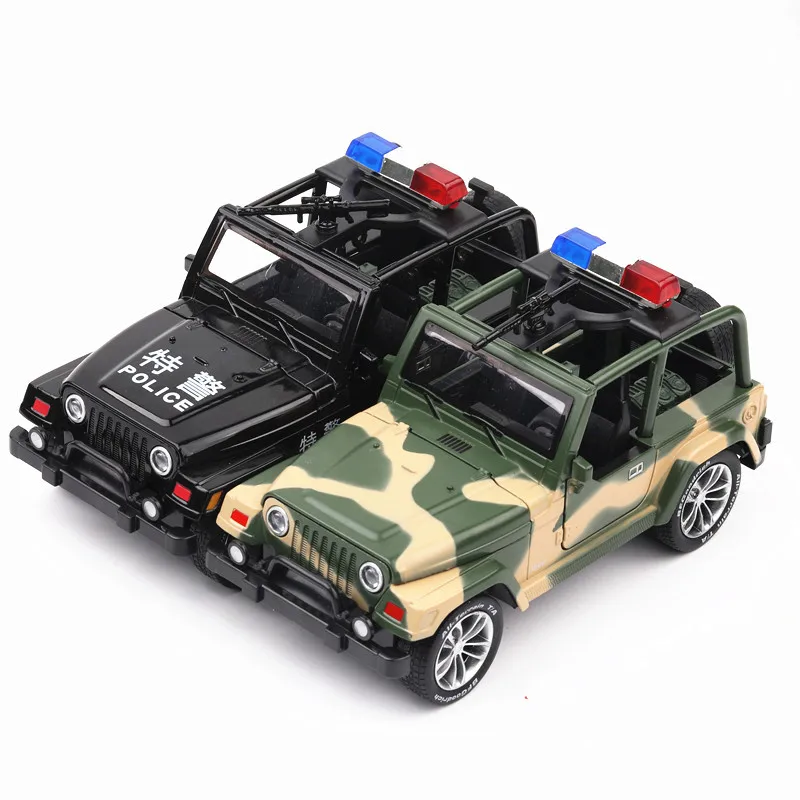 ZXZ 1:32 Scale Diecast Alloy Metal Car Model Humvee Hummer Collection Pull Back Toys for children |