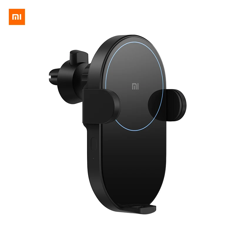 Black Xiaomi Mi беспроводное автомобильное зарядное устройство 20 Вт Max Qi автомобильное беспроводное зарядное устройство с интеллектуальным инфракрасным датчиком Быстрая зарядка Автомобильный держатель для телефона - Цвет: Black
