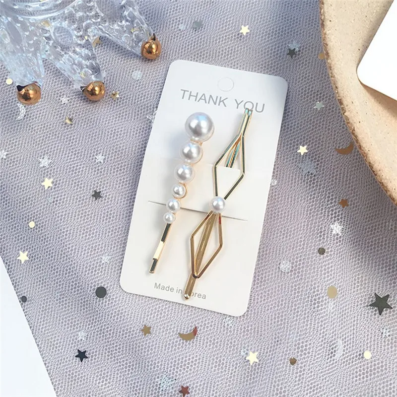 1/2 шт жемчужные металлические заколки для волос женские шпильки девочек заколка