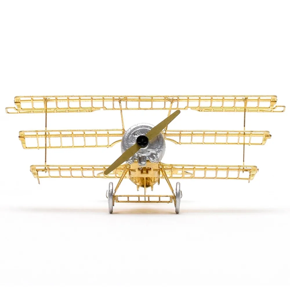 1/160 Fokker модель самолета DR.1 в масштабе Красного барона из латуни с гравировкой 3D