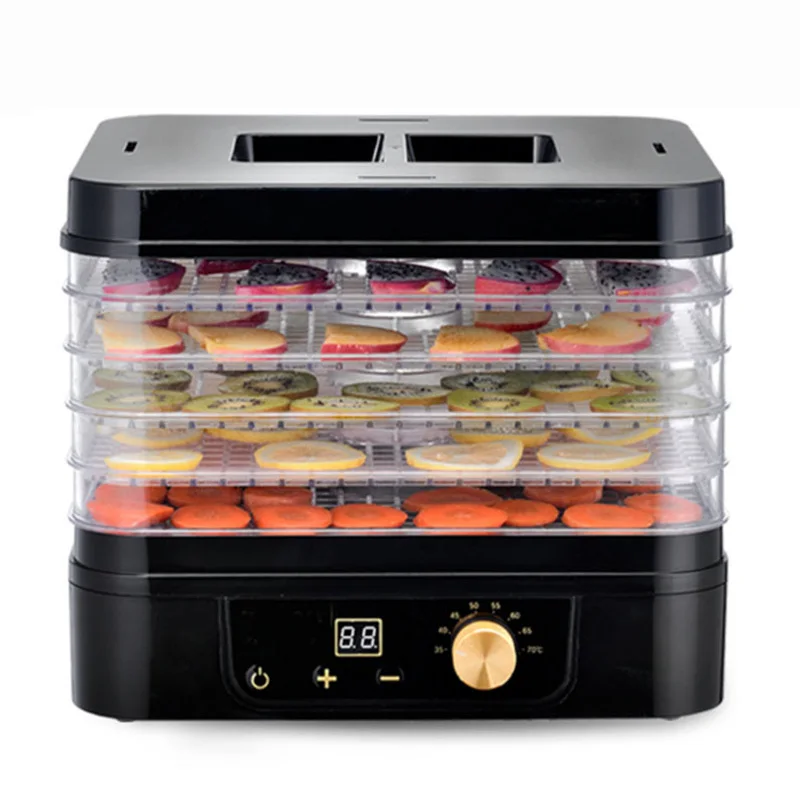 Household Food Dehydrator 220V Fruit Vegetable Meat Dehydrator Extra Long Timing Food Machine KA-D5T