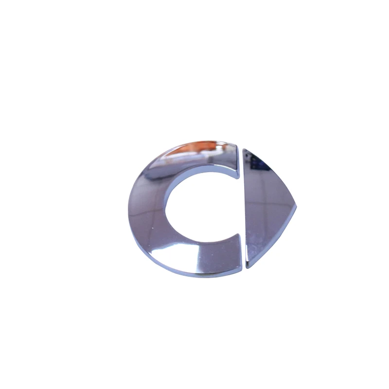 chrome logo Умный задний багажник автомобиля эмблема значок наклейки fortwo FORSPEED FORFOUR ROADSTER FORSTARS авто аксессуары наклейка на капот автомобиля - Название цвета: chrome logo