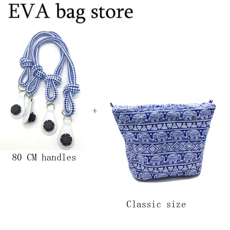 classic size set 1 пара классические ручки сумки и Obag Классическая внутренняя сумка Съемная подходящая Женская Модная стильная сумка на плечо с сумочкой - Цвет: classic size set