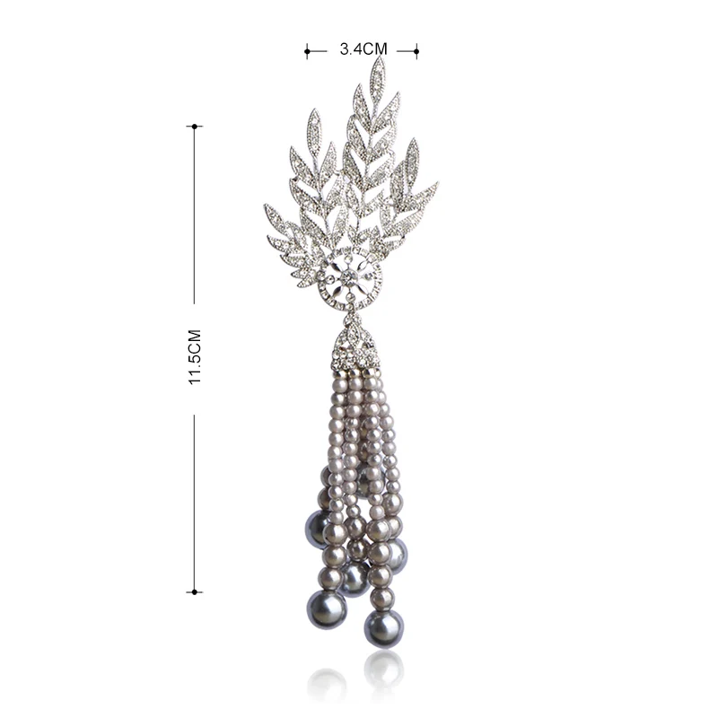 Женская Брошь с бусинами из искусственного жемчуга золотого цвета|brooches for women|beads