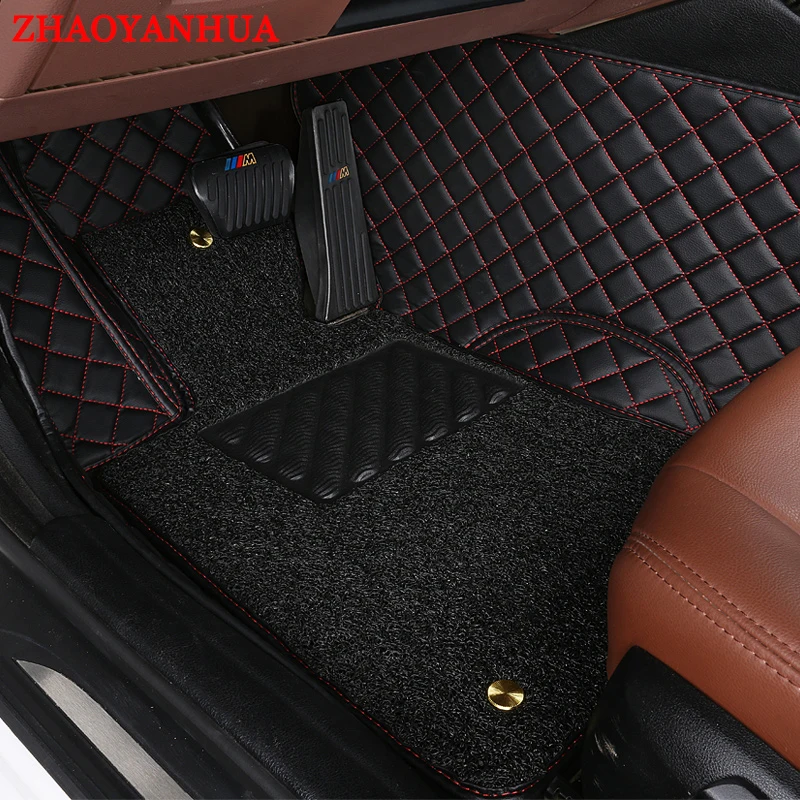 Автомобильные коврики ZHAOYANHUA для Toyota RAV4 prado Corolla Prius land cruiser Zelas Reiz Yaris Sequoia стильные