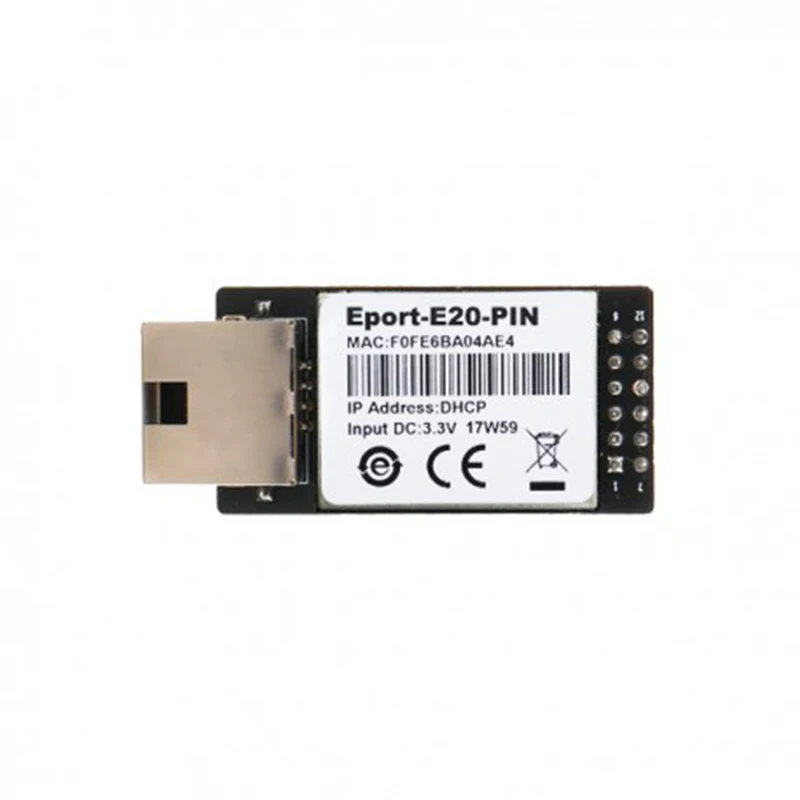E Порт E20 Pin Бесплатная RTOS сетевой сервер порт ttl последовательный в Ethernet