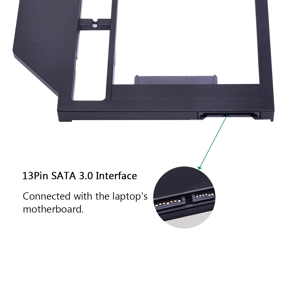 CHIPAL Foxconn чип SATA 3 0 2nd HDD Caddy 9 5 мм SSD корпус для Apple Macbook Pro Air 13 "15" 17 "SuperDrive Optibay|hdd