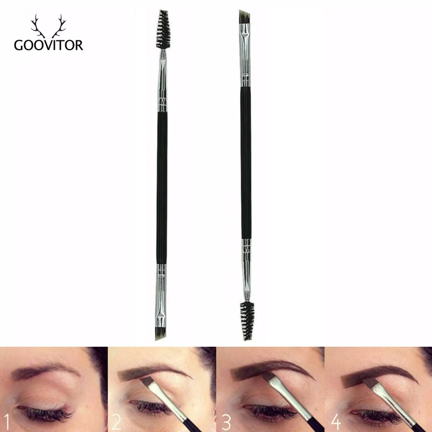 2 шт. двойная расческа для бровей с бамбуковой ручкой | Красота и здоровье