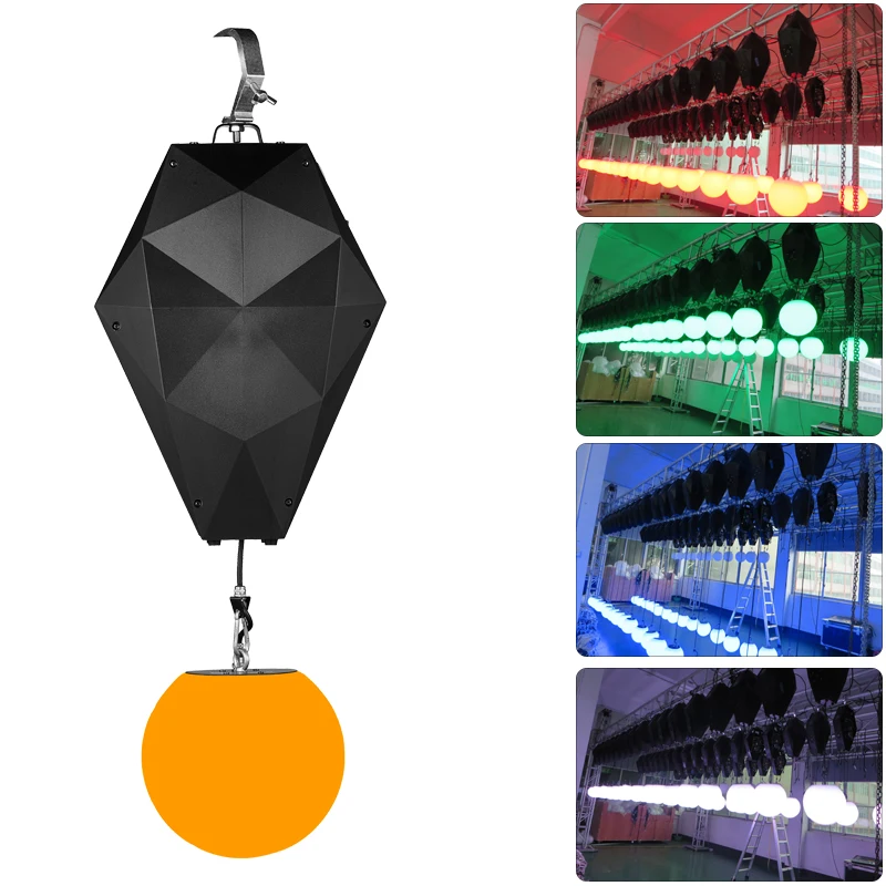 2019 г. новый дизайн DMX512 лебедка RGB шариковый светодиодный кинетический свет для