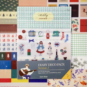 Набор наклеек для дневника, 9 листов, F935