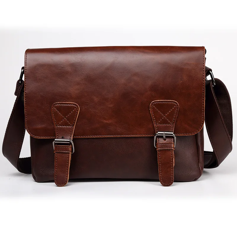 

New Arrival Fashion Quality Business Men's Handbags Pu Leather Shoulder Male Crossbody Boy Casual Bag Luxury Men Messenger Bags