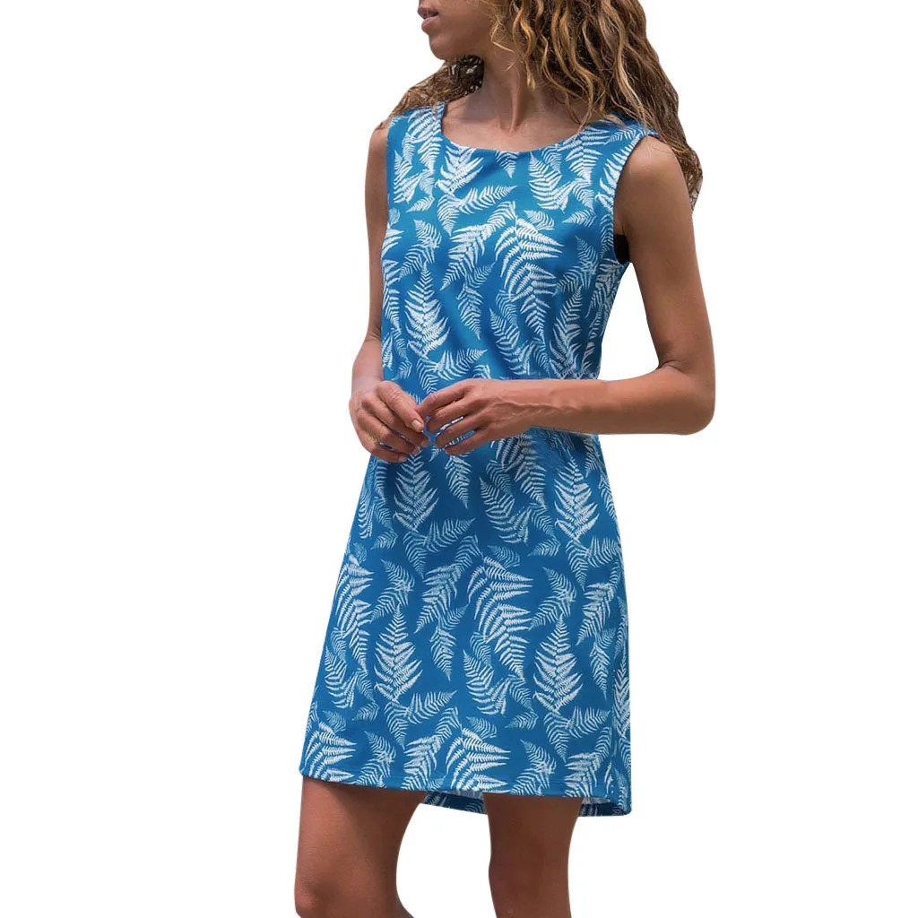 Женское мини-платье без рукавов с принтом и открытыми плечами платье принцессы