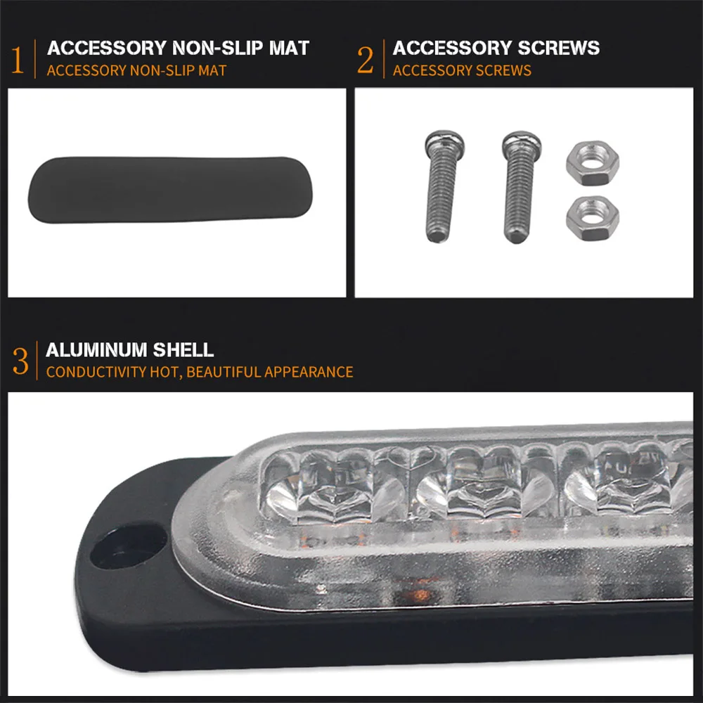 Водонепроницаемый 4LED 12W фары для автомобилей Грузовик Мотоцикл вспышки света