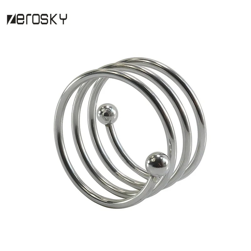 Zerosky Металлические Кольца для пениса секс игрушки мужчин мужское время семейная