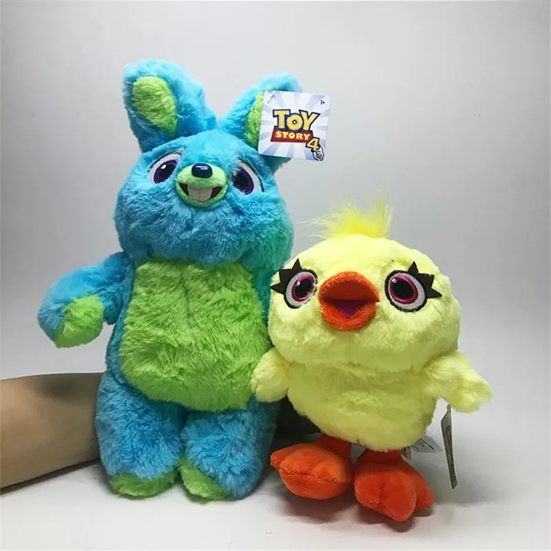 Новая история игрушек 4 плюшевые игрушки куклы 29 см кролик и 18 см Ducky Мягкие плюшевые игрушки пушистый персонаж Фильма