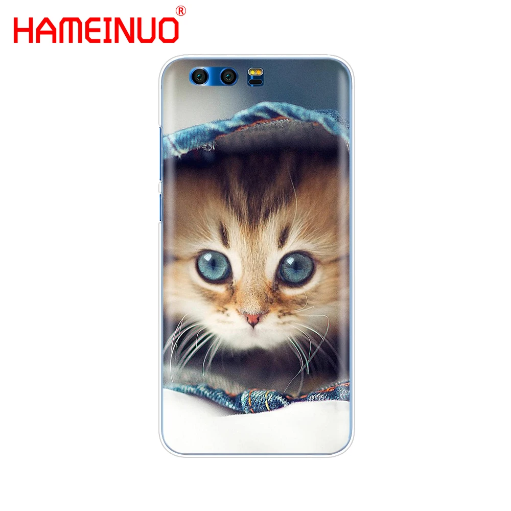 HAMEINUO кошка выглядит на вас чехол для телефона Huawei Honor 10 V10 4A 5A 6A 7A 6C 6X 7X 8 9 LITE|Бамперы|
