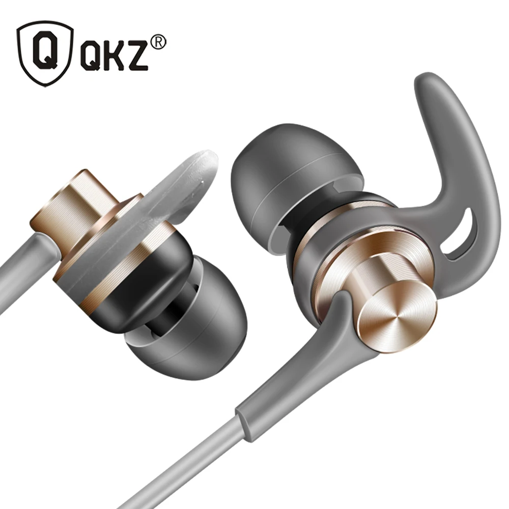 Наушники QKZ EQ1 металлические наушники вкладыши с микрофоном|phone earphone|in-ear earphoneearphones
