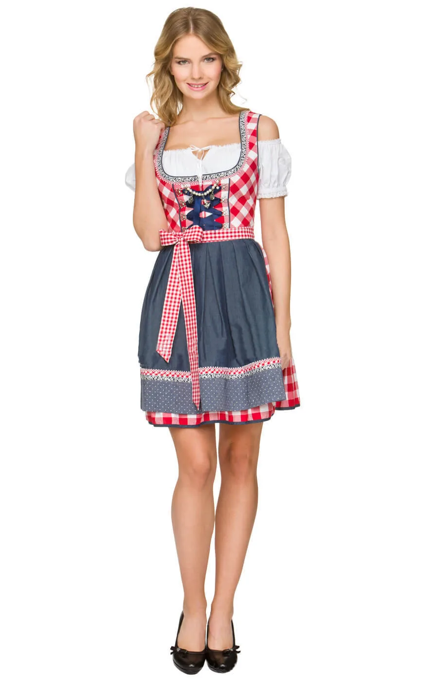 Немецкая австрийская Баварская традиционная Dirndl Платье Октоберфест Костюм