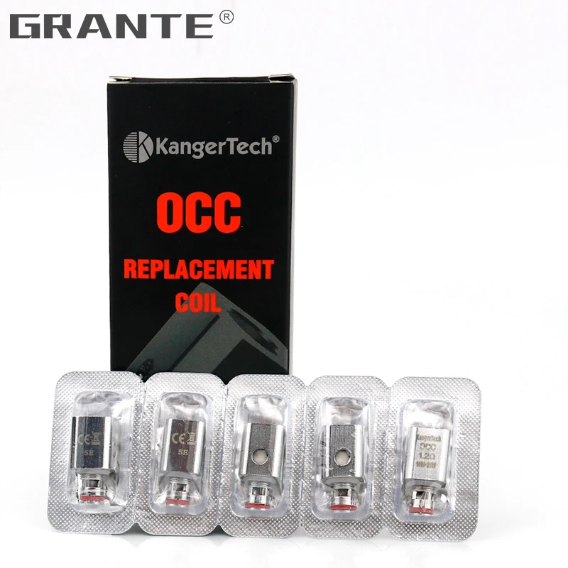Kangertech SSOCC OCC катушка головы Kanger Катушки для бак Kangertech TopTank Subtank Topbox mini Subox mini-c Атомайзеры Vape катушки