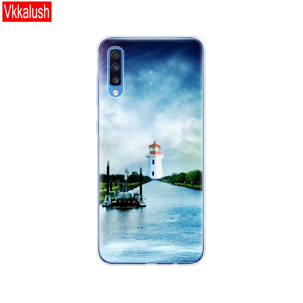 80030 Чехол для samsung A70, чехол, мягкий ТПУ, задняя крышка для телефона samsung Galaxy A70, силиконовый чехол, Coque Capa A 70, A705, A705F, бампер - Цвет: 80030