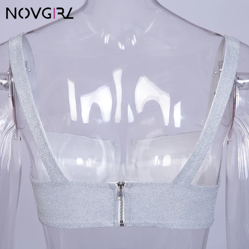 Novgirl/женские блестящие широкие брюки с высокой талией; коллекция года; сезон лето; блестящие длинные брюки с люрексом; вечерние пикантные женские брюки для ночного клуба