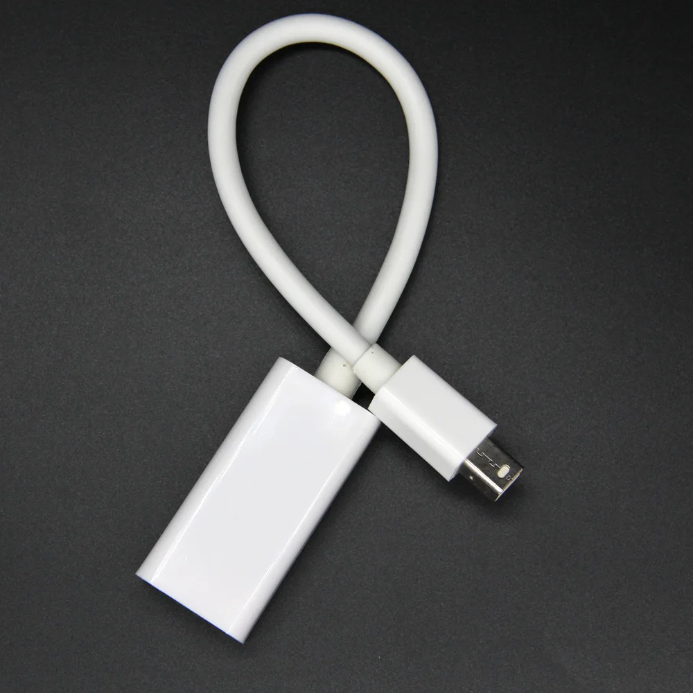 Интерфейс Thunderbolt Mini для порта дисплея порт DP папа-HDMI-совместимый адаптер