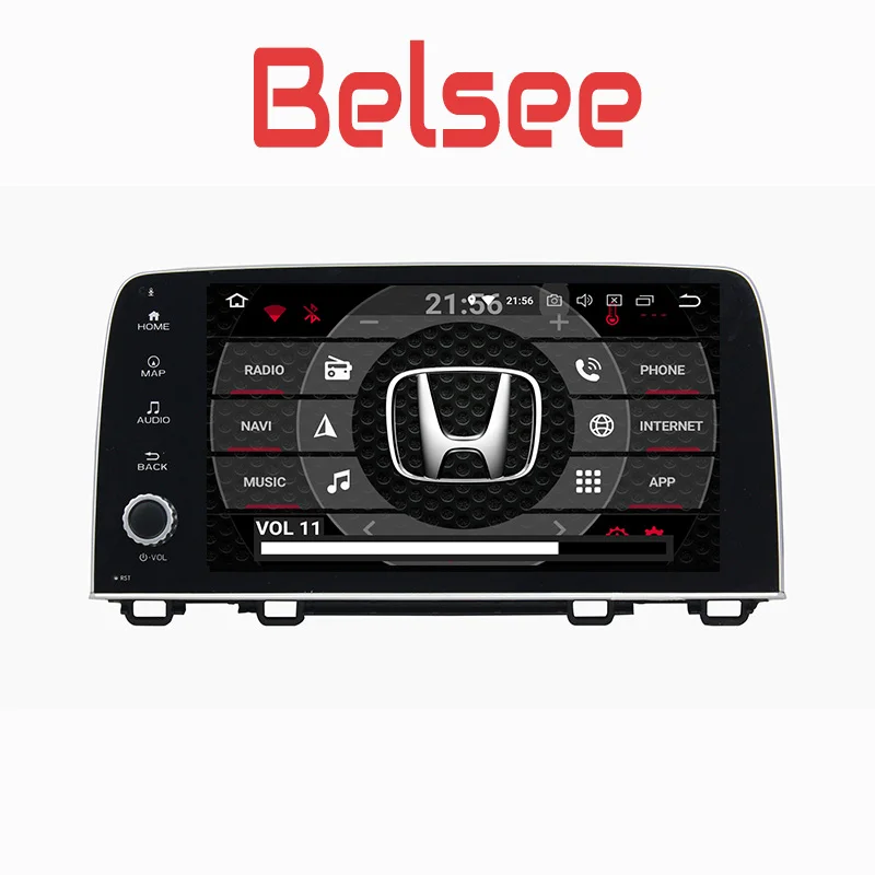 Автомагнитола Belsee с сенсорным экраном 9 дюймов IPS Android для Honda CR V CRV 2017 2018