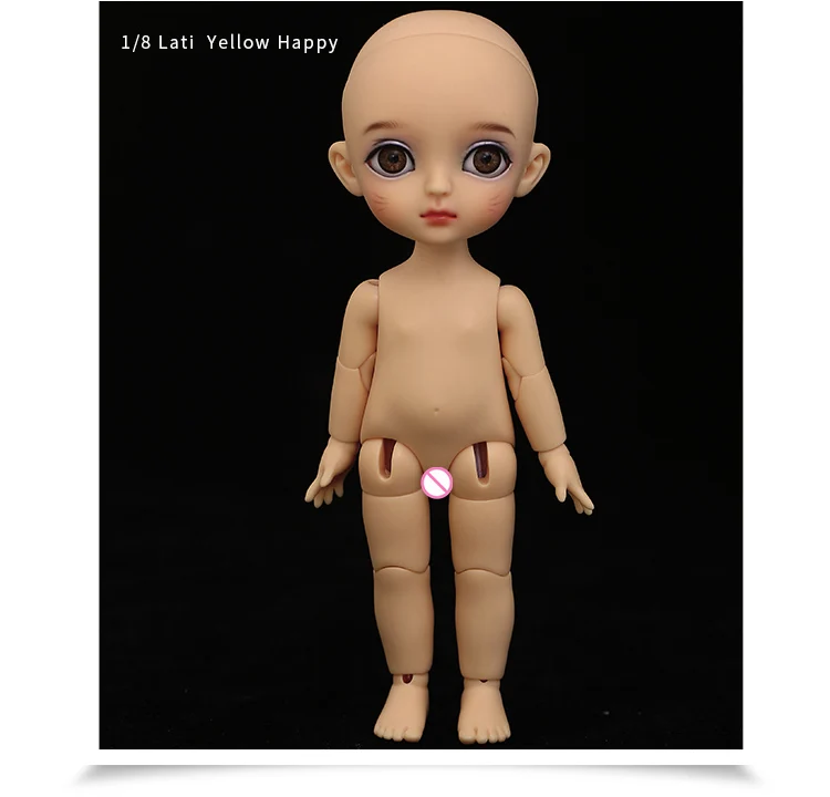 Лати желтый счастливый 1/8 BJD SD yosd кукла высокого качества милые девушки скрепленные игрушки куклы