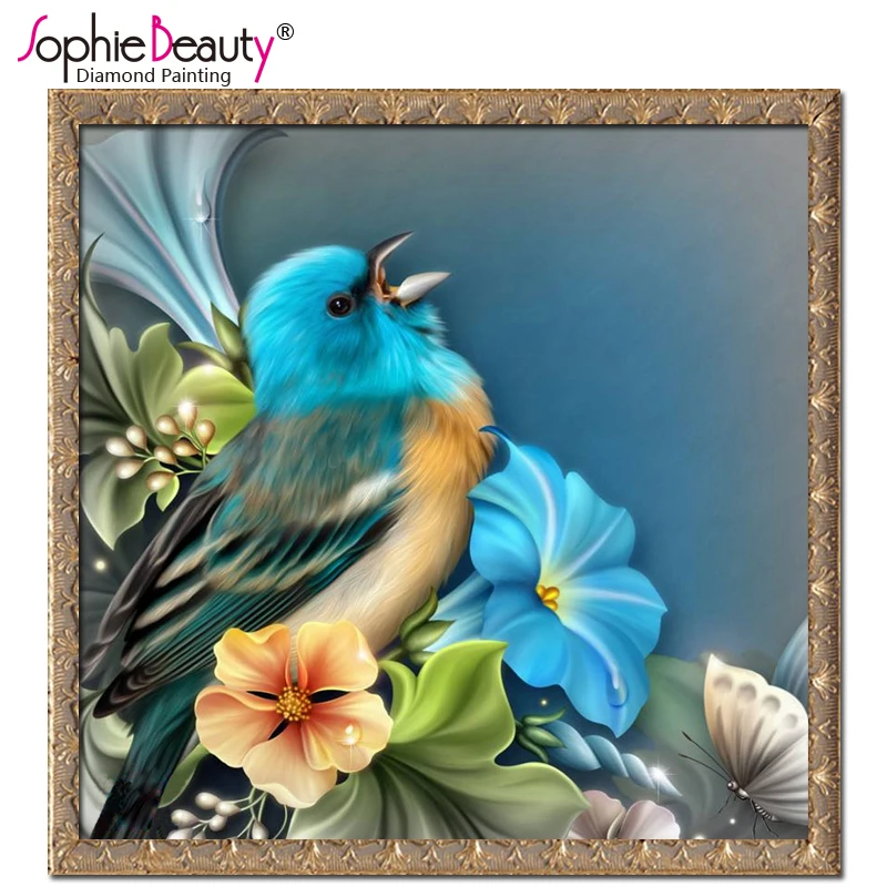 Sophie Beauty 5D Сделай Сам круглая квадратная Алмазная картина вышитая крестом ручная