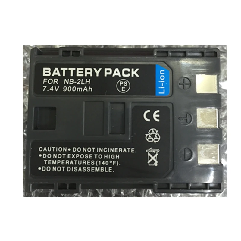 NB-2LH литиевые аккумуляторы NB2LH 2L NB 2LH для цифровой камеры Canon EOS 400D S80 S70 S50 S60 350D G7 G9 |