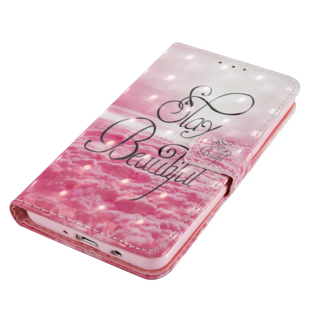Оставаться красивой 3D красочные картины бумажник флип стенд сумка для Samsung Galaxy J5