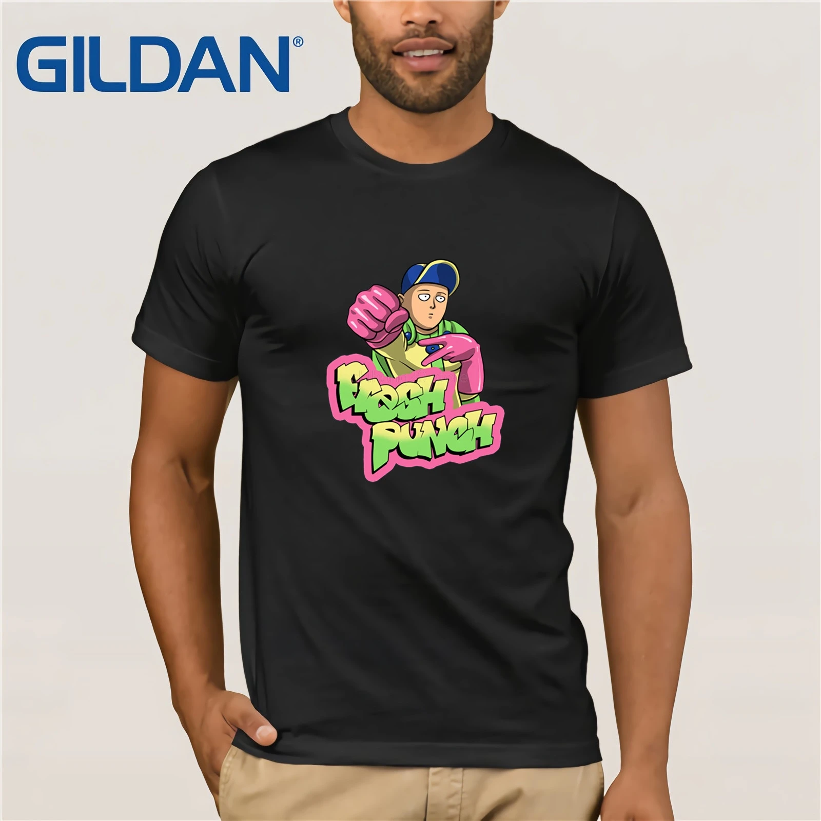 Футболка One Punch Man Мужская топ для манги Сайтама из аниме Fresh Prince Of Bel-футболка Air