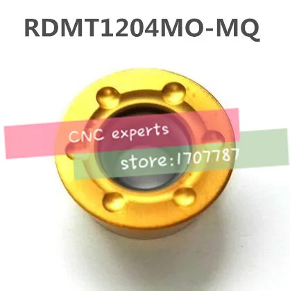 

50pcs Yellow coating Carbide blade, RDMT1204MO milling insert,numerical control lathe tool Suitable for steel, stainless steel