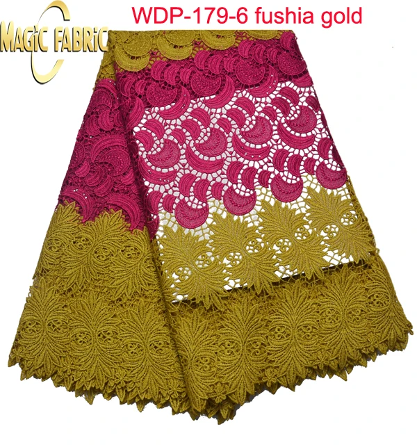 Высокое качество Африки гипюр кружева ткани оптовая вышитые шнур кружевной для