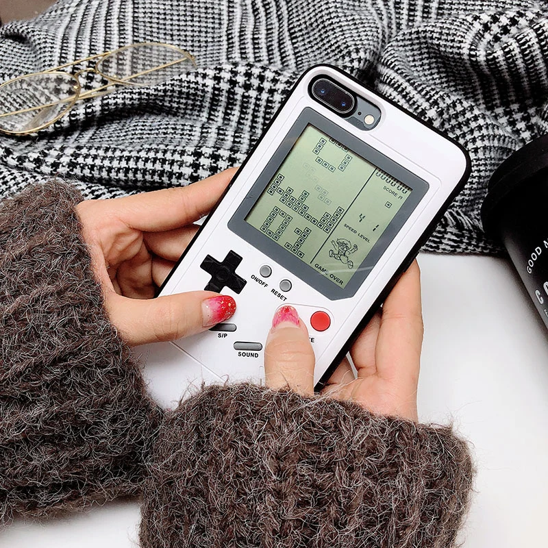 ZUCZUG Горячая приставка Gameboy GB Tetris Чехол для мобильного телефона s для iPhone 6 6s 7 7plus 8plus X Мягкий ТПУ силиконовый чехол для игры защитный чехол-сумка