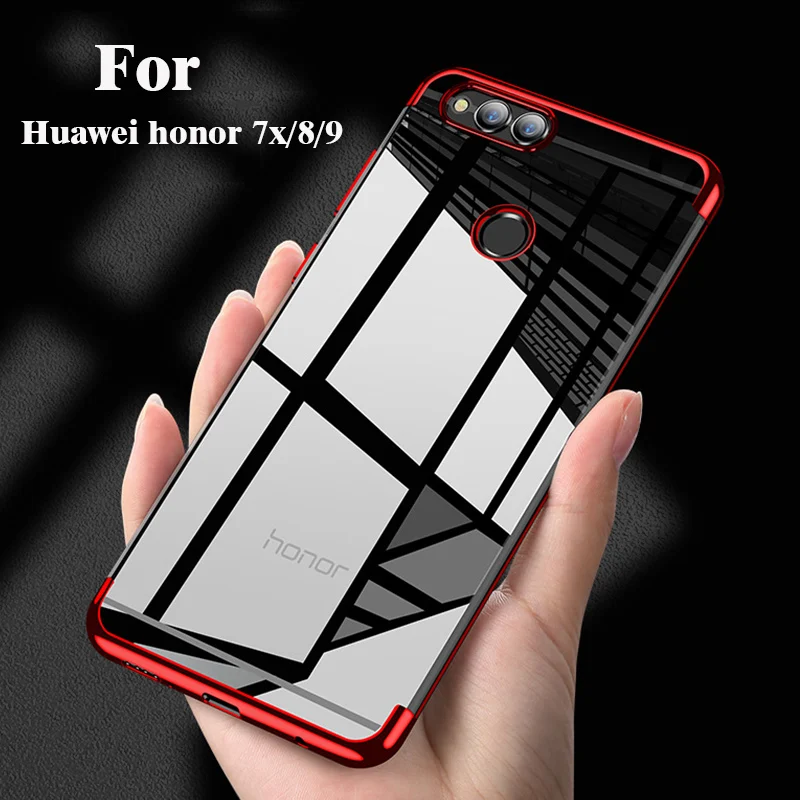 Роскошный силиконовый чехол для телефона Huawei P Smart Plus Y9 2018 2019 мягкий прозрачный из