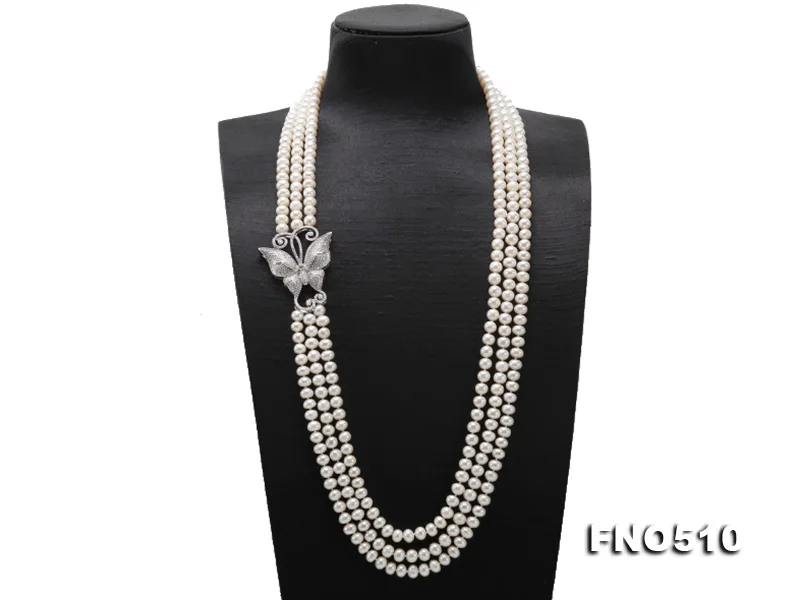 Модное Элегантное женское ожерелье с Белым Круглым натуральным пресноводным