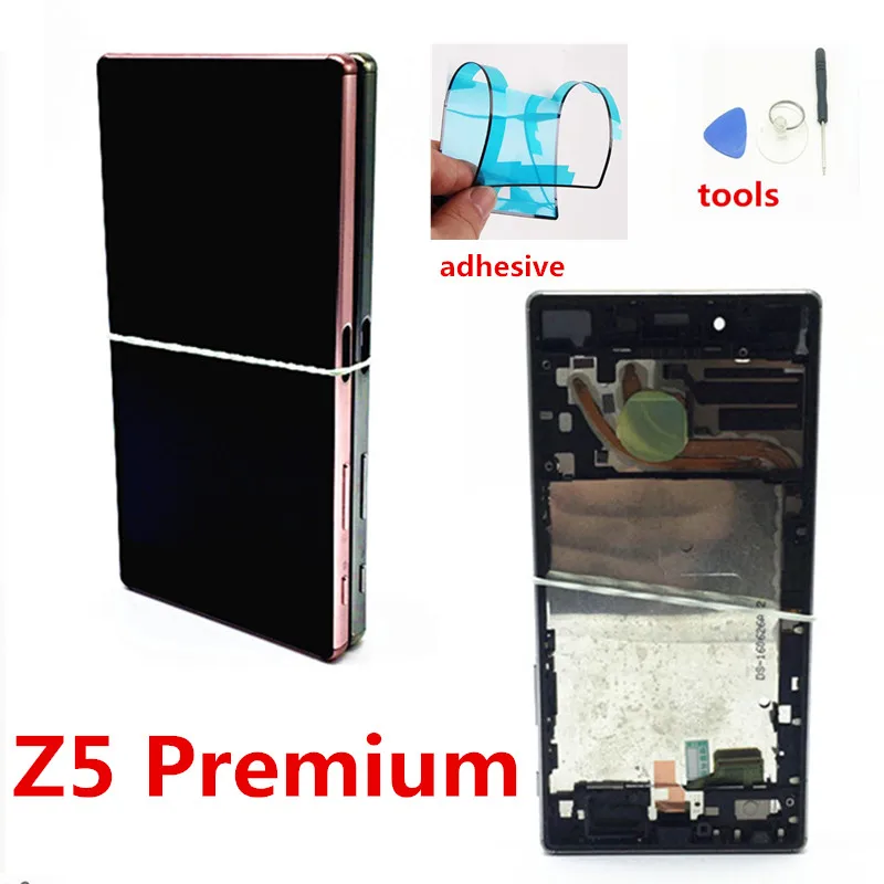 ЖК дисплей 5 дюйма для Sony Xperia Z5 Premium E6853 E6883 E6833 с сенсорным экраном и дигитайзером в