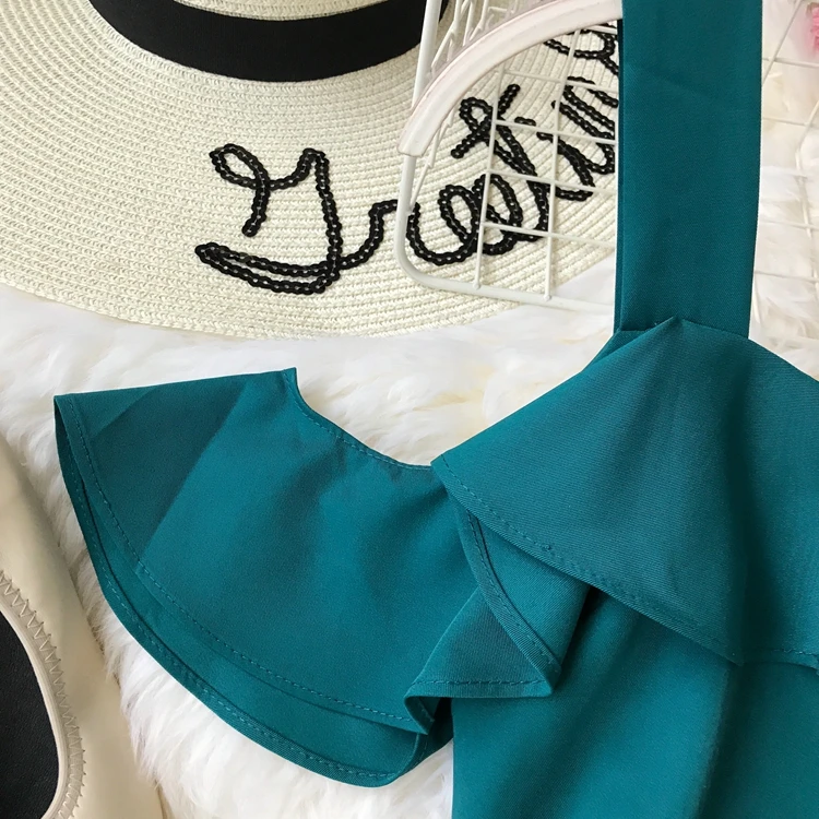 ALPHALMODA праздники с открытыми плечами женские Seashore до середины икры Платье на бретелях галстук-бабочка дамское сексуальное с открытой спиной Vestidos однотонное платье