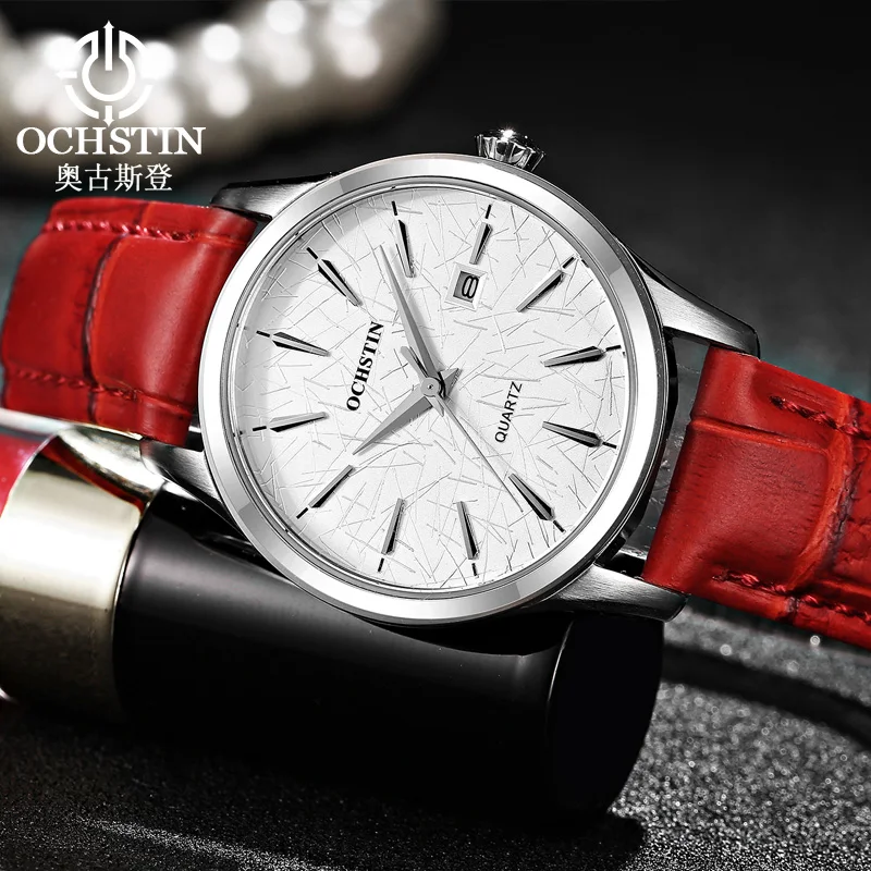 Модные женские часы 2017 OCHSTIN брендовые Роскошные кварцевые для девушек под платье