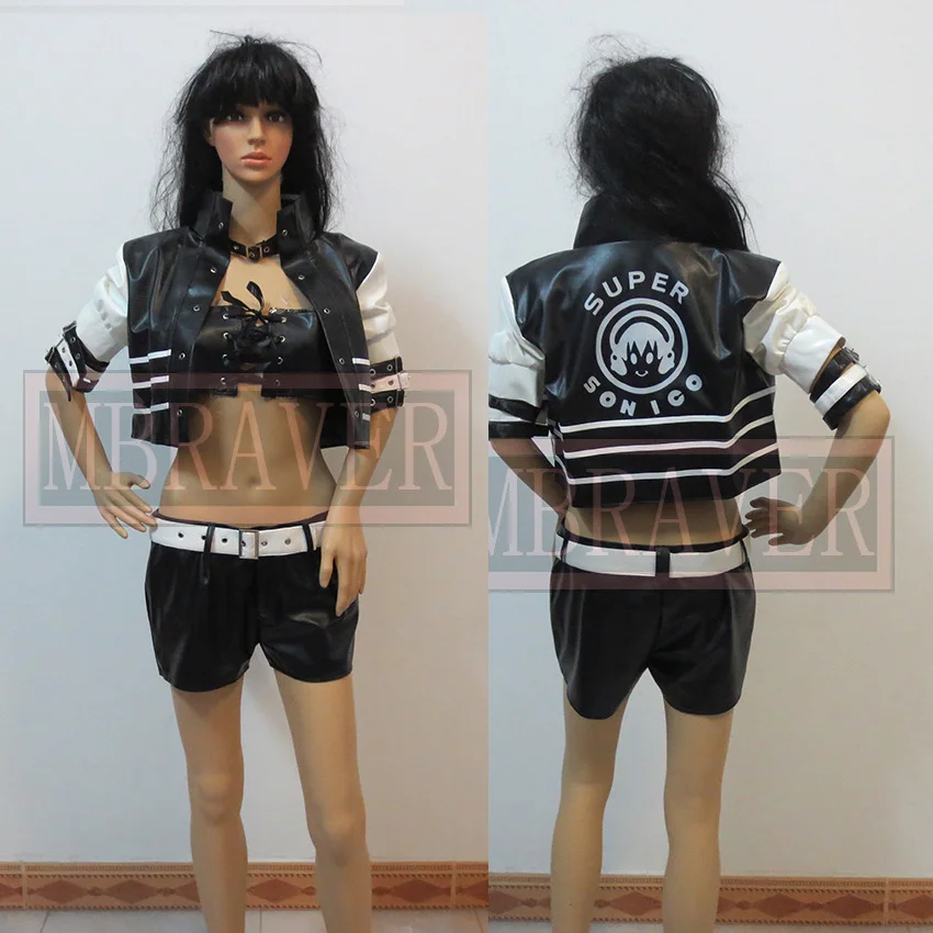 Аниме НИТРО супер звуковой o Косплей Костюм на заказ любой размер|super sonico cosplay|cosplay