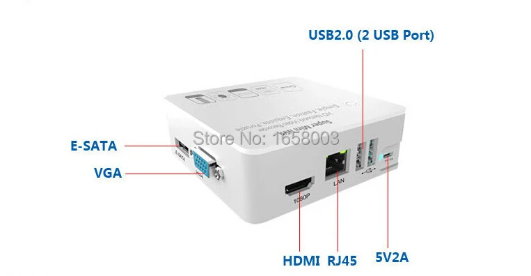 8ch 1080p мини NVR Поддержка ip камеры onvif стандартная камера RTSP wifi/3g p2p смартфон