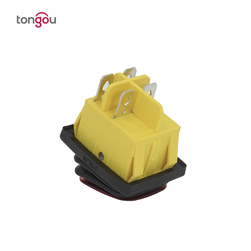 30A/250V 4 Pin DPST IP67 t85 море светодиодный Водонепроницаемый авто лодка морской кулисный