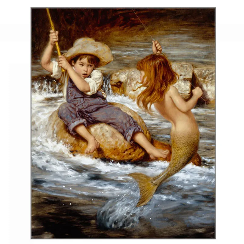 Набор для вышивки крестиком 14CT вышивка без рисунка во французском стиле DMC